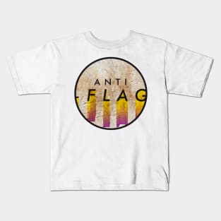 Anti-Flag - VINTAGE YELLOW CIRCLE Kids T-Shirt